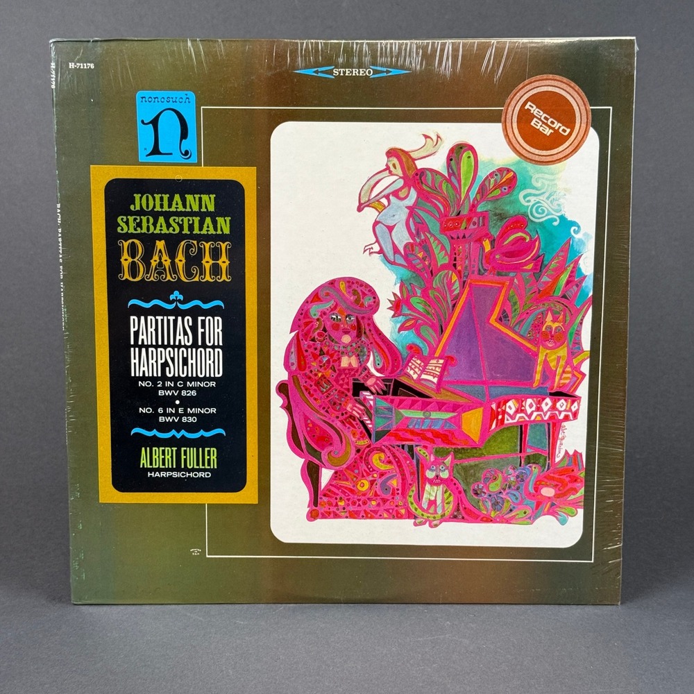 Bach Partitas For Harpsichord Albert Fuller Nonesuch H-71176 Vinyl LP - SEALED